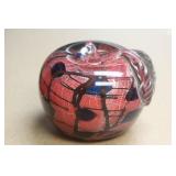 Artglass Apple Paperweight