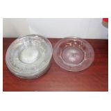 A Set of 8 Heisey Dessert Plates