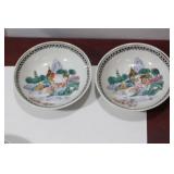 Set of 2 Chinese Saucer/Wall Hanger