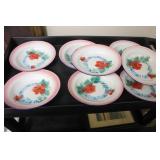 Set of 8 Vintage Chinese Enamel Bowls