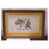 A Framed Print or Watercolour
