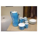 Retro Space Age Porcelain Teaset
