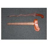Antique Kris and Kreis Sword