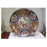 A Large Signed Japanese Imari Charger