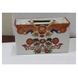 A Signed Chinese Ceramic Box