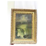 An Antique Nocturnal Oil on Board