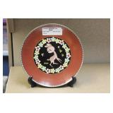 Chinese Cloisonne Plate  - Bambi