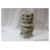 3 Pices of Rose Medallion Porcelain Articles