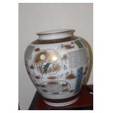 Antique Japanese Kutani Large Jar