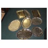 Lot of 8 Silverplate Trays