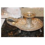 Ornate Sterling Holder Craw and Ball