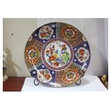 A Large Signed Japanese Imari Charger