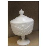 Milk Glass Compote
