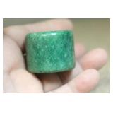 Jade or Stone Archer's Ring