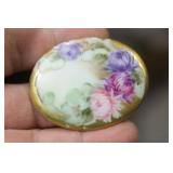 A Small Oval Porcelain Plaque