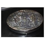 Zipla 90 Silverplated Repousse Box