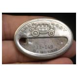 Antique Fisher Body Name Tag
