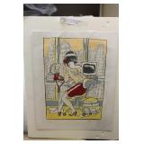 Signed Lithograph by Javier de Juan