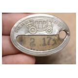 Antique Fisher Body Name Tag