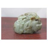 A Rousett Chinese Celadon Jade Phoenix