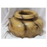 A Signed Kirk Moss Wooden Bowl