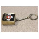 Rare Vintage Enamel Keychain