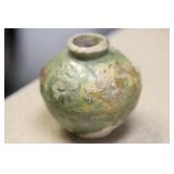 Antique Chinese Dragon Pottery Jar