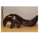 Exotic Hardwood Carving of an Armadillo