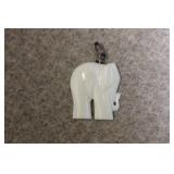 Carved Bone Elephant Pendant