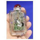 Chinese Crystal or Glass Snuff Bottle