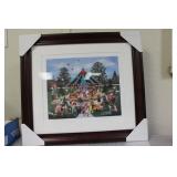 A Framed Litograph by Listed Artist Wooster Scott