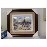 A Framed Litograph by Listed Artist Wooster Scott