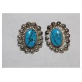 Sterling and Turquoise Earrings