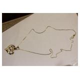 Sterling Heart Pendant and Chain Necklace