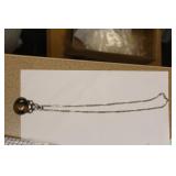 Sterling Pendant with Stone