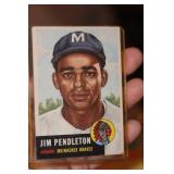 Jim Pendleton 1953 Baseball Card