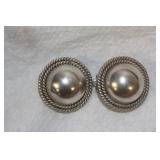 Sterling Clip Earrings