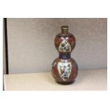 Japanese Gourd Shape Cloisonne Vase