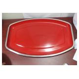 A Retro Catherine Holm Enamel Tray