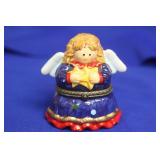 A Ceramic Angel Trinket Box