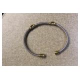 Sterling and Brass Bracelet