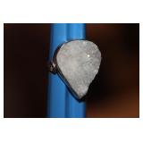 Sterling Druzy Ring