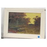 An Oil on Board by Listed Artist Gilman Low