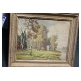 An Oil on Canvas of a Painting