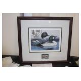 Framed Duck and Stamp Print by Ken Bucklew