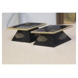 Pair of Gold Gilted Lacquer Stands?