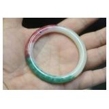 Antique Chinese Peking Glass Bangle Bracelet