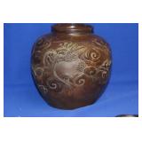 Metal Dragon Jar