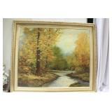 An Oil on Board Painting by M. Whittaker