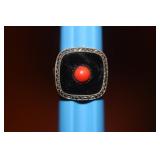 Sterling and Onyx Ring